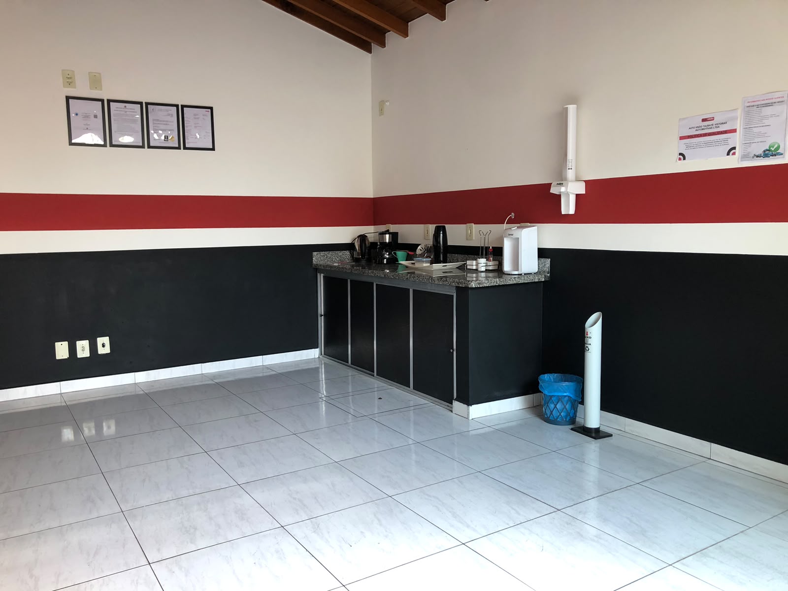 Espaço de atendimento da unidade AutoVisão